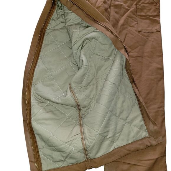 Carhartt FR Quilted Lined Double Knee Duck Overalls Size 38 x 36 - Picture 9 of 11
